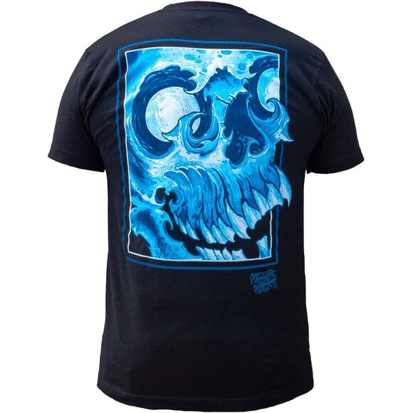 Nguyen Skull Men’s Custom Asian Tattoo Art Black Tee S-M-L-XL-2XL NWT - Picture 2 of 8